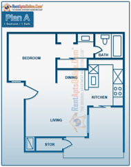 This image is the visual schematic representation of Aliena in Rose Pointe Apartments.
